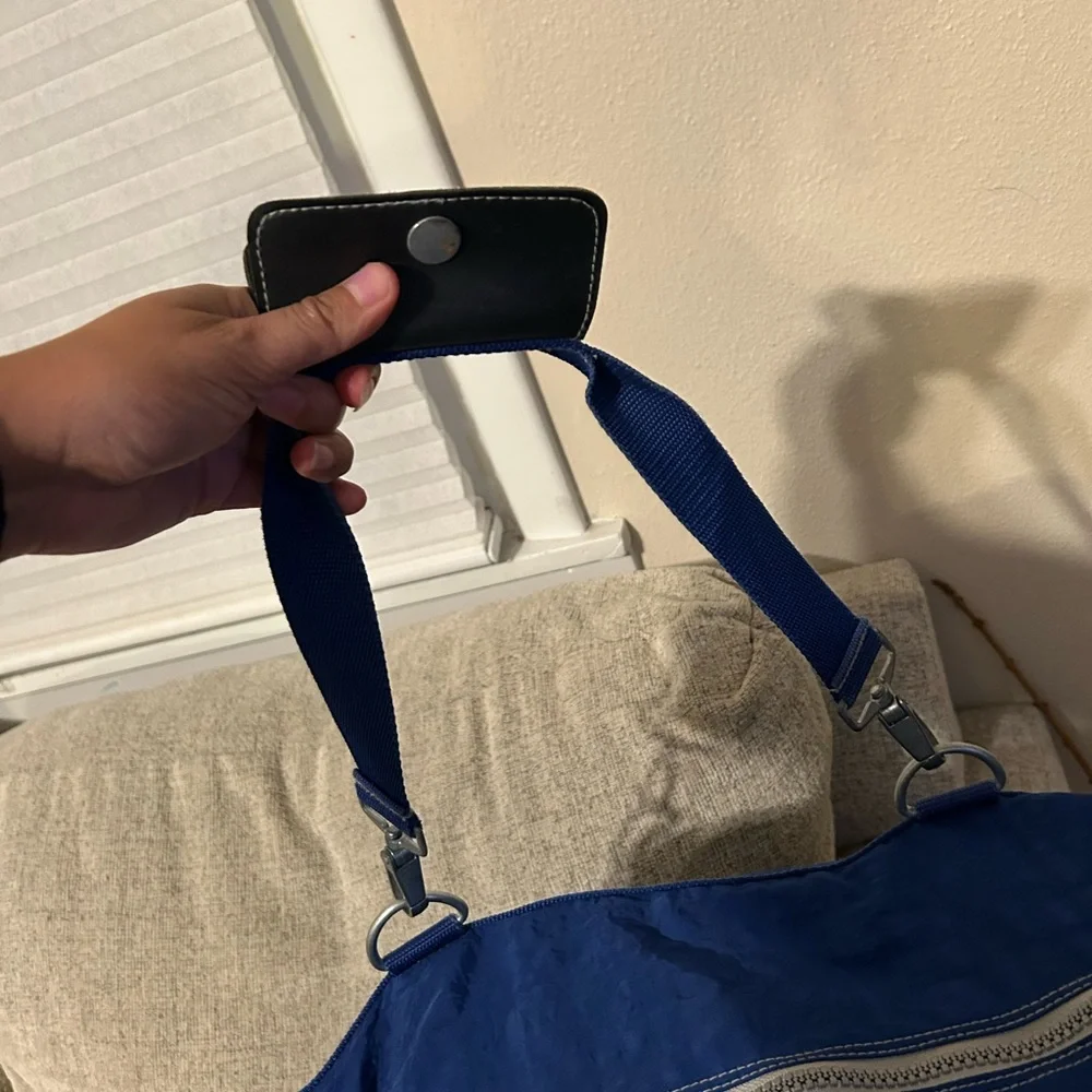 Vintage Nylon Pepsi Blue Duffel Bag Large
